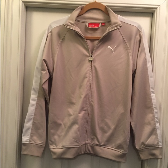 Tan/White PUMA Jacket!