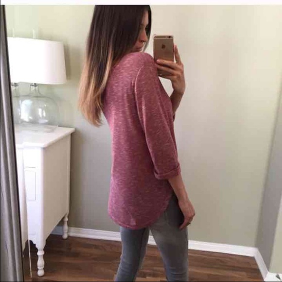 Muave Wrap Top - Picture 4 of 4