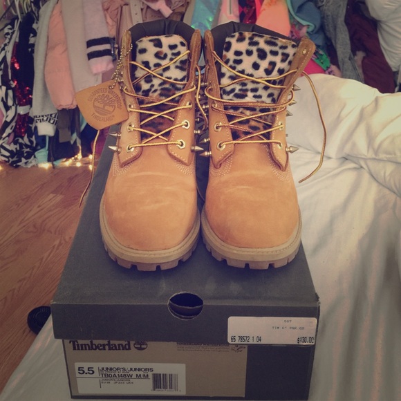 Spiked Timberlands