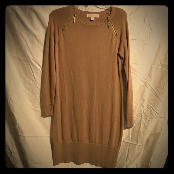 Michael Kors xsmall sweater dress Gold