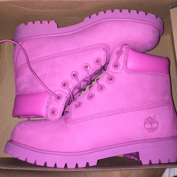 Pink Timberland Boots