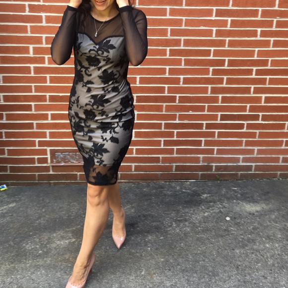 Black Lace Dress