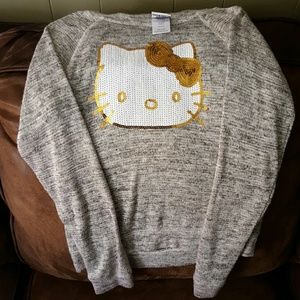 Hello Kitty sequin long sleeve shirt