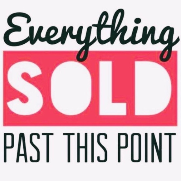 Sold items ahead 💜