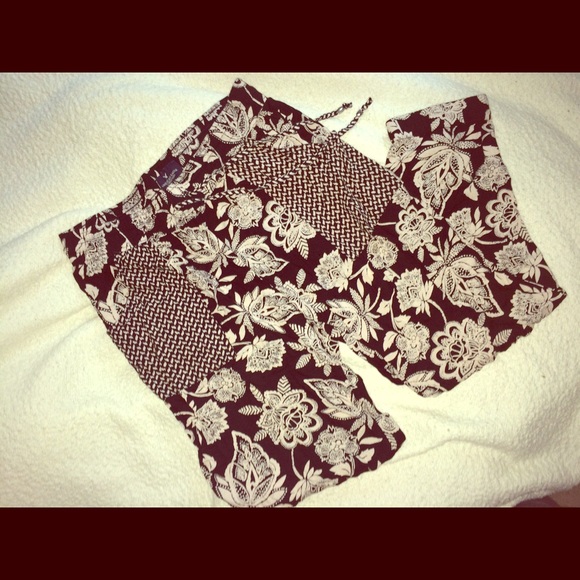 American eagle printed joggers