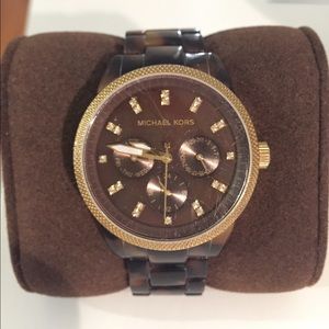 Michael Kors Tortoise Shell Watch