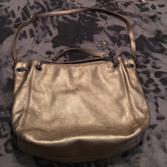 Gold MK handbag