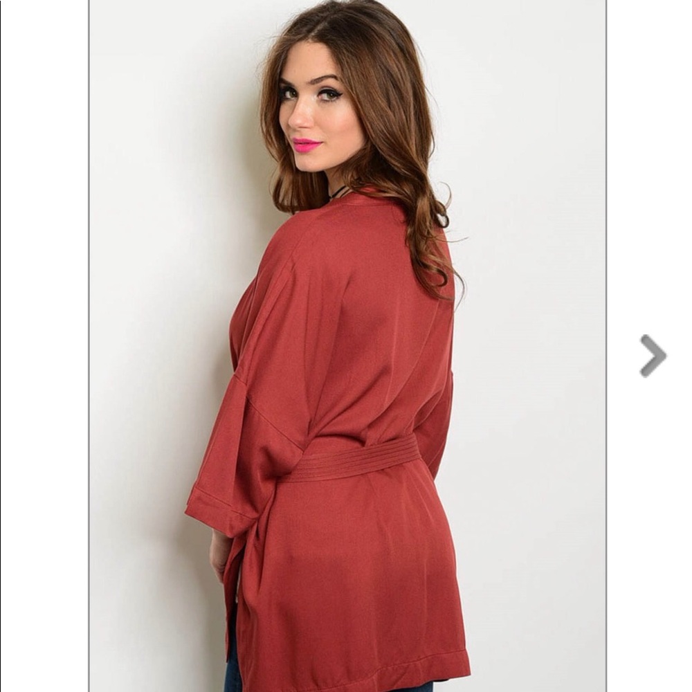 Rust Kimono- 1 Left! - Picture 2 of 6