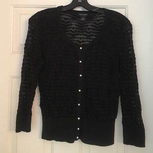 WHBM black cardigan