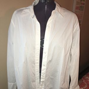 Lane Bryant boyfriend button down
