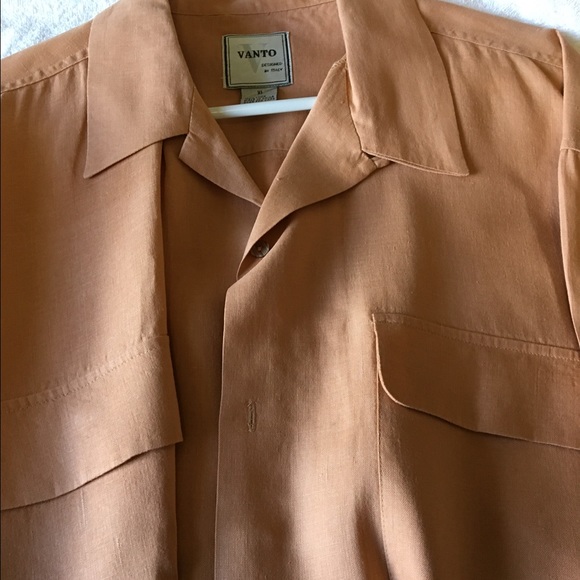 Other - Men XL linen shirt with 2 front pockets