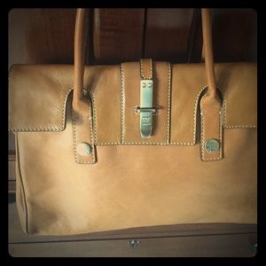 Michael Kors leather satchel