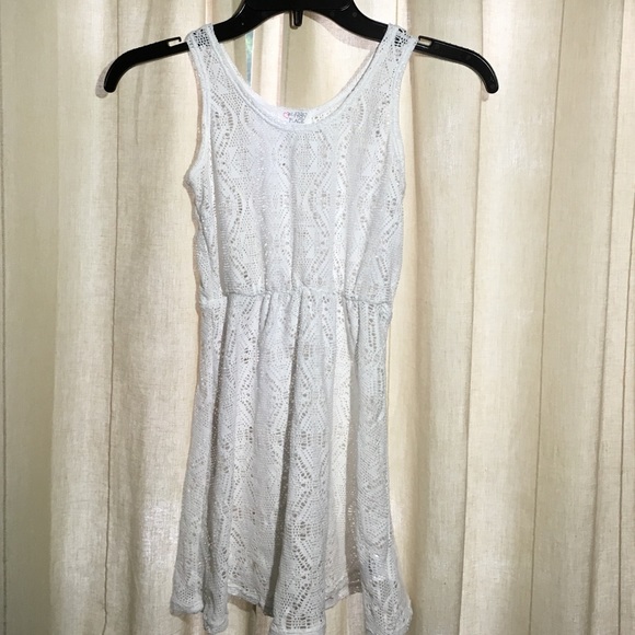 Girls knit bathing suit cover-up dress - Picture 1 of 3