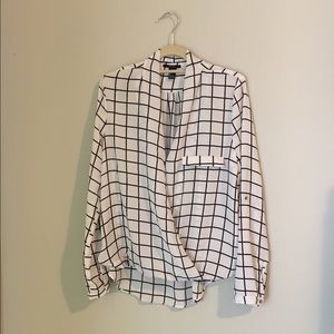 NWOT Square print top