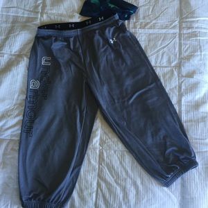 Under Armour capri sweats.