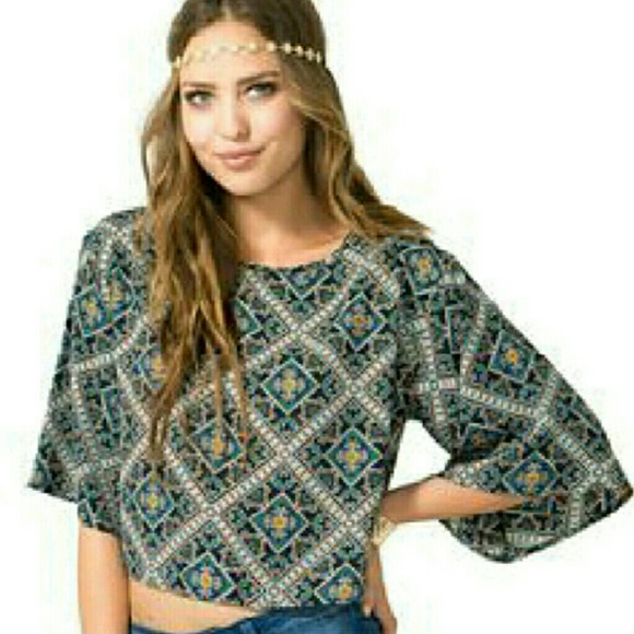 A'GACI boho crop top
