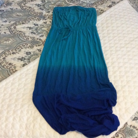 Ombré maxi dress