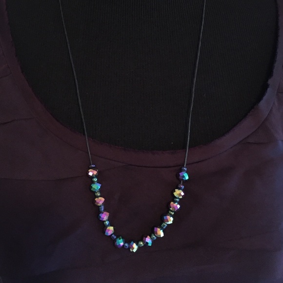 Jewelry closeout! multi gem necklace - Picture 2 of 3
