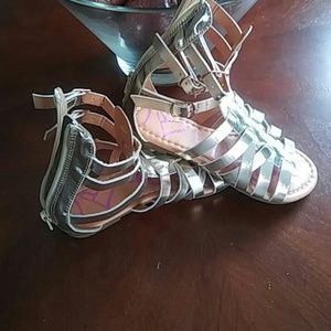 💋New Gold gladiator sandals