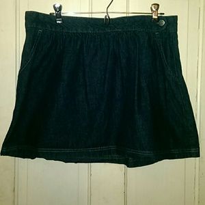 Old Navy denim wrap skirt 12