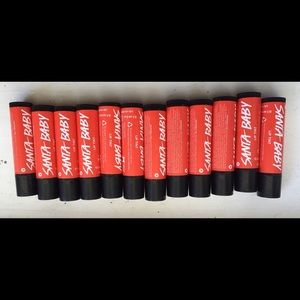 LUSH SANTA BABY LIP BALM LOT! 💋