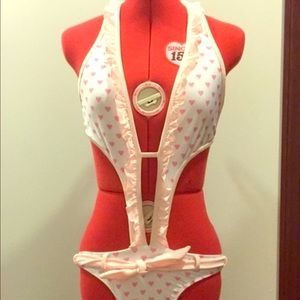 Skinny dip pink monokini