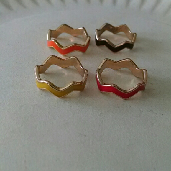 MARK Multi Color Rings Size 8.5 - Picture 3 of 3