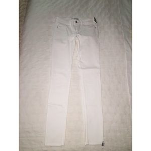 Abercrombie & Fitch white jeans