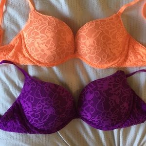 ✨SALE✨ 2 Sexy Little Things Push Up Bras 34C
