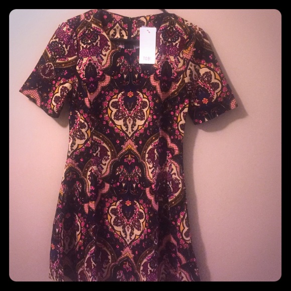 Mini colorful tribal pattern dress