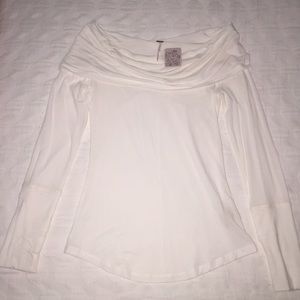 Free People off the shoulder long sleeve