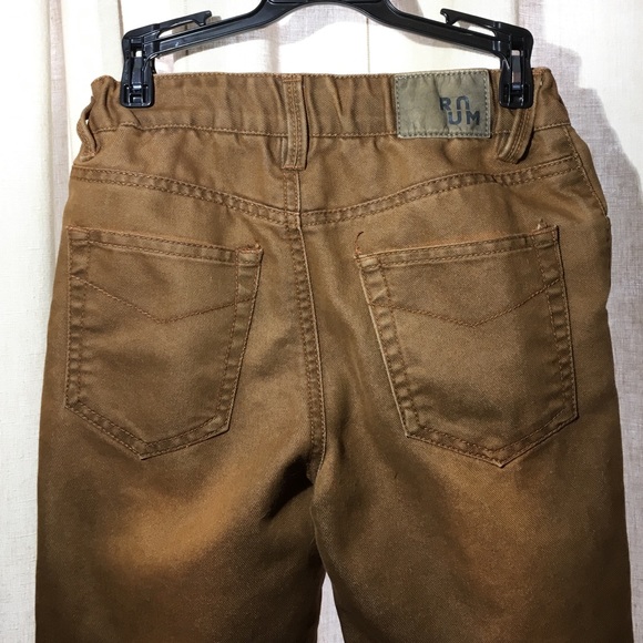 Burnt Orange Boy's jeans SZ 8. RUUM - Picture 2 of 2
