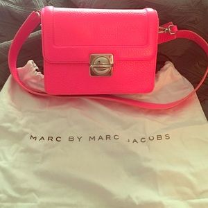 Bright Pink Marc Jacob Leather Bag
