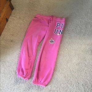 Vs pink sweat pants
