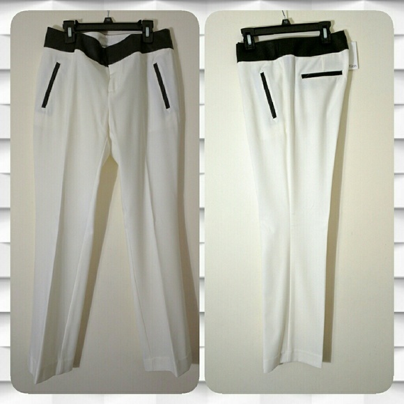 Calvin Klein Pants - Black and Ivory Calvin Klein pants