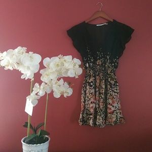 Urban Outfitters Kimchi Blue Sheer Floral Dress