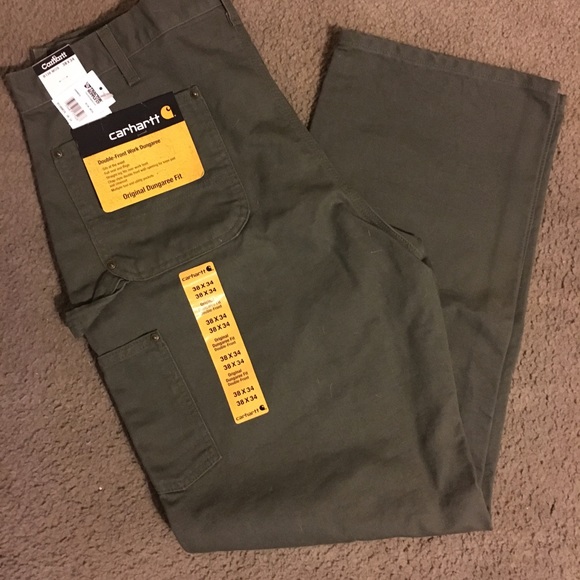 carhartt double knee green