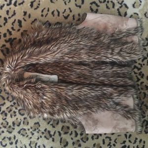 Faux Fur Cropped Vest