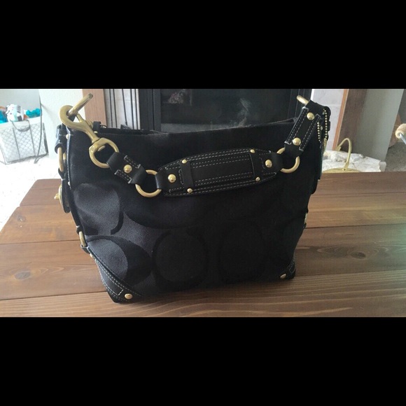 Black coach bag