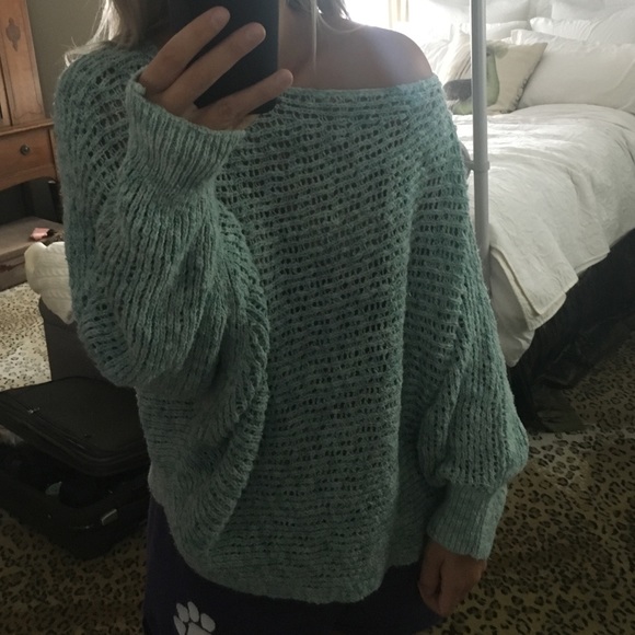 Asymmetrical free people sweater