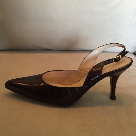 Cole Haan Chantel sling eelskin-NWB-size 7.5B - Picture 2 of 10