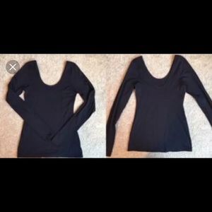 Lululemon long sleeve scoop back size 2