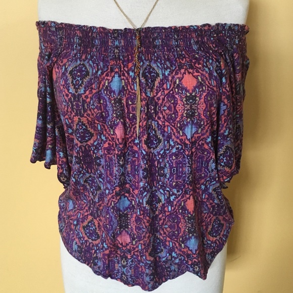 Trendy boho top