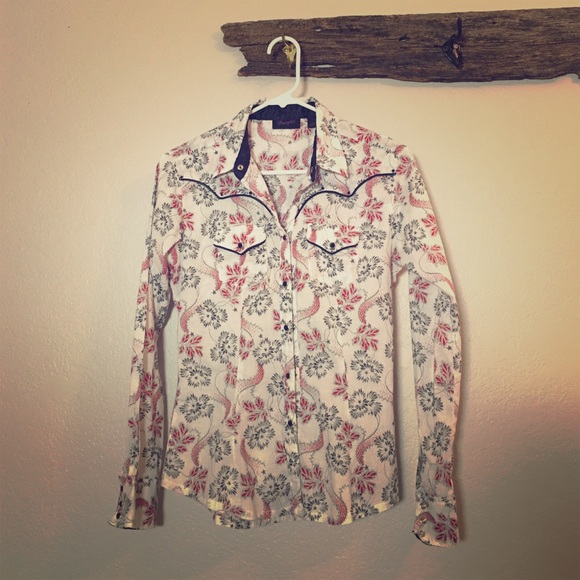 Wrangler Button Up Western Shirt