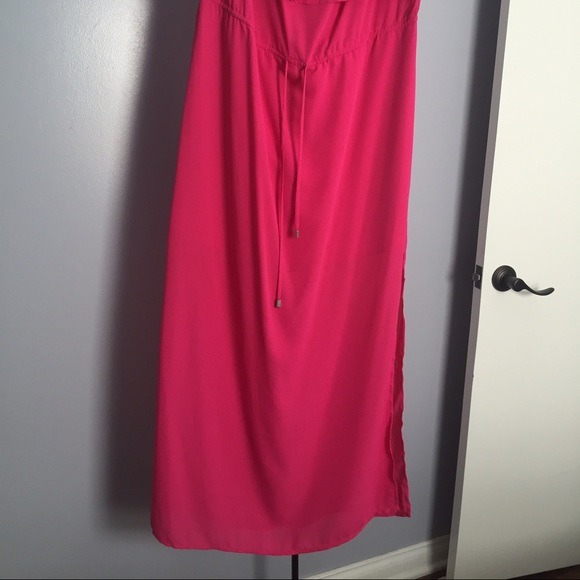 Pink strapless maxi - Picture 4 of 4
