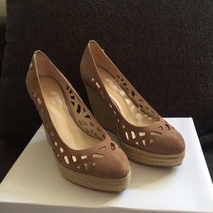 Calvin Klein Taupe wedges