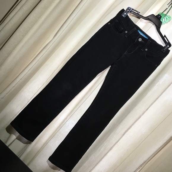 Girls SZ 6 black jeans - Picture 1 of 3