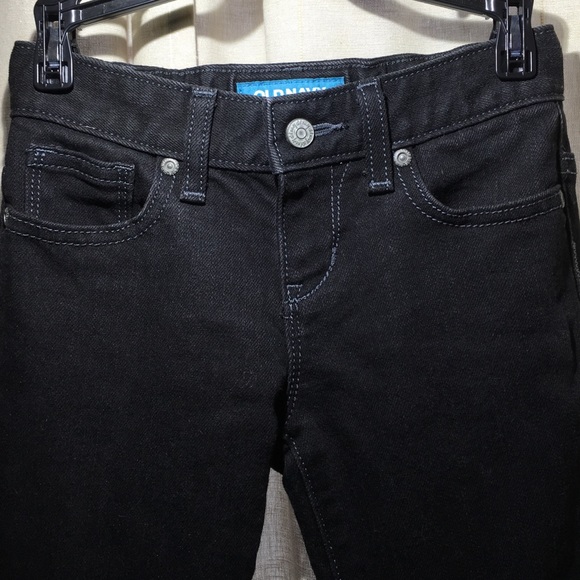 Girls SZ 6 black jeans - Picture 2 of 3