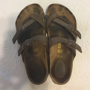 Brown mayari birks! Size 36!