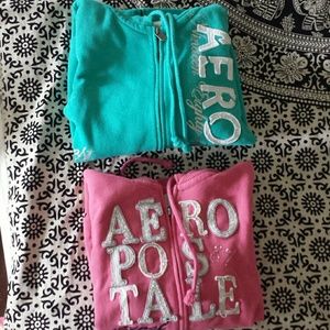 FLASH SALE 3/4 Sleeve aeropostale zip up sweaters